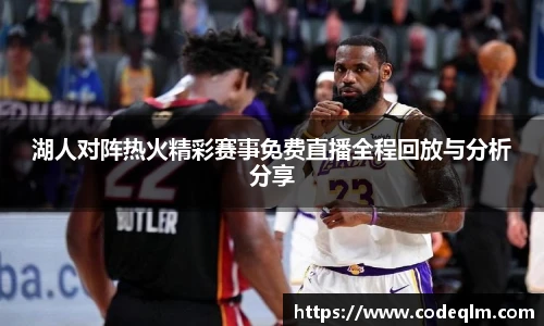 湖人对阵热火精彩赛事免费直播全程回放与分析分享